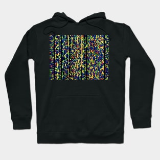 Screen showing a human genetic sequence (G210/0716) Hoodie